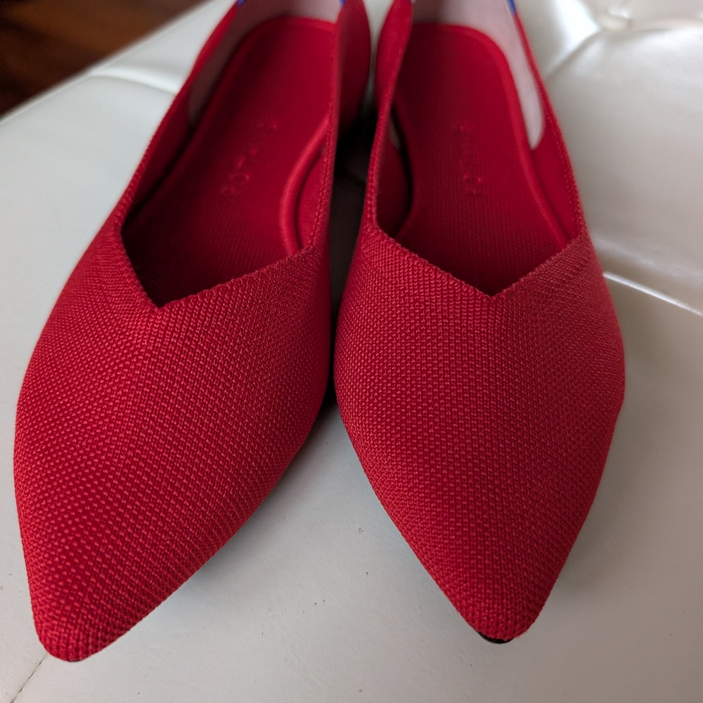 NWT Rothy's Women The Point II Size 11 Lollipop Red